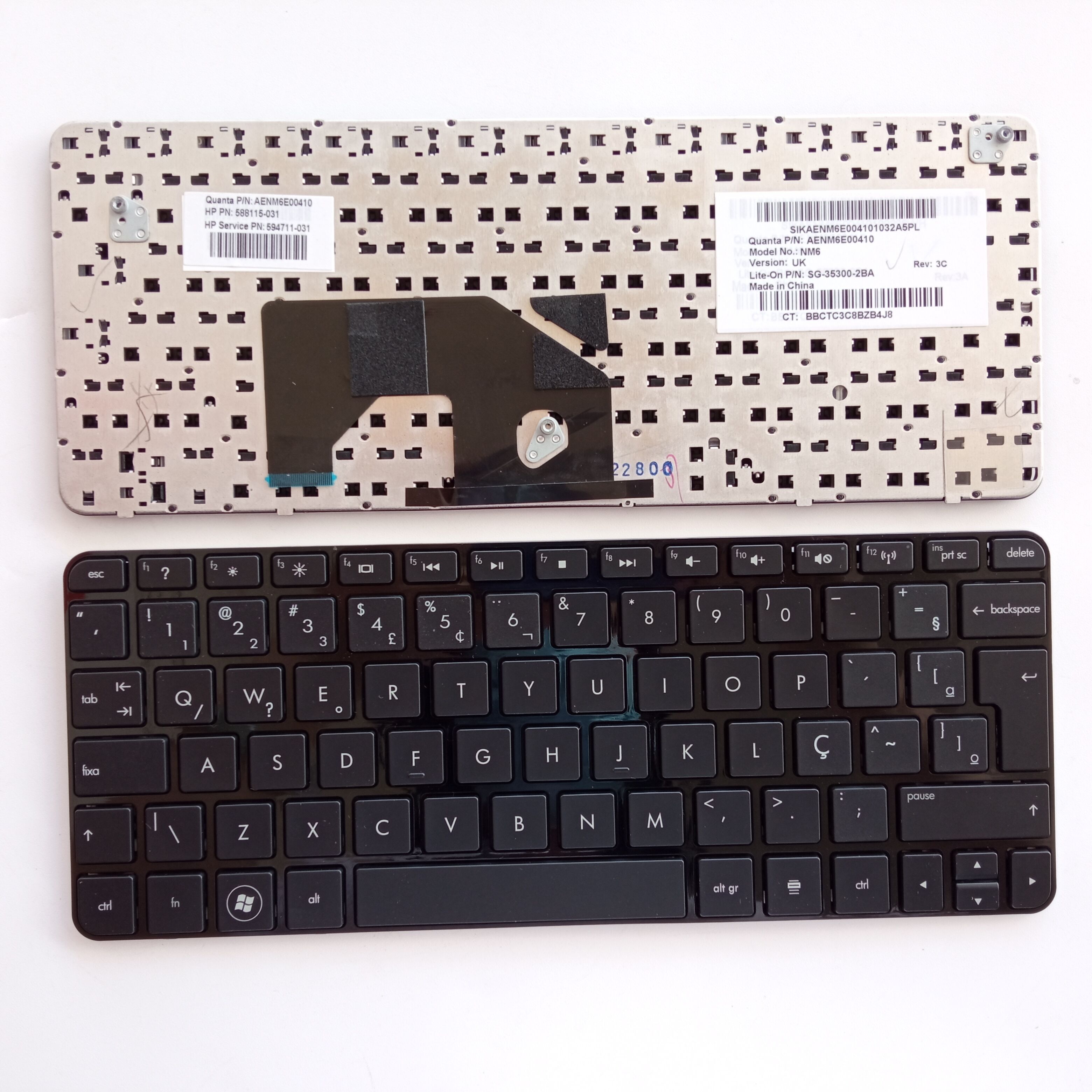 Picture of New Replacement Laptop Keyboard For HP 210-1000/mini210-1000 BLACK FRAME BLACK BR Layout